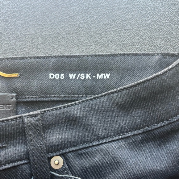 Womens NEW Saint Laurent Paris Black Skinny Jeans Women’s Size 26 NWT - Picture 3 of 8